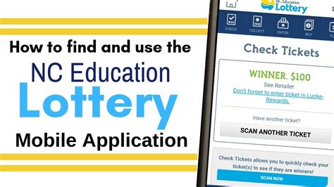 sc education lottery scanner.